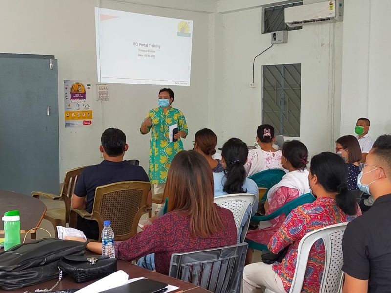 Section of the participants attending the training on Non-Communicable Diseases held at CMO’s Conference Hall on August 6. (Photo Courtesy: CMO office Dimapur)